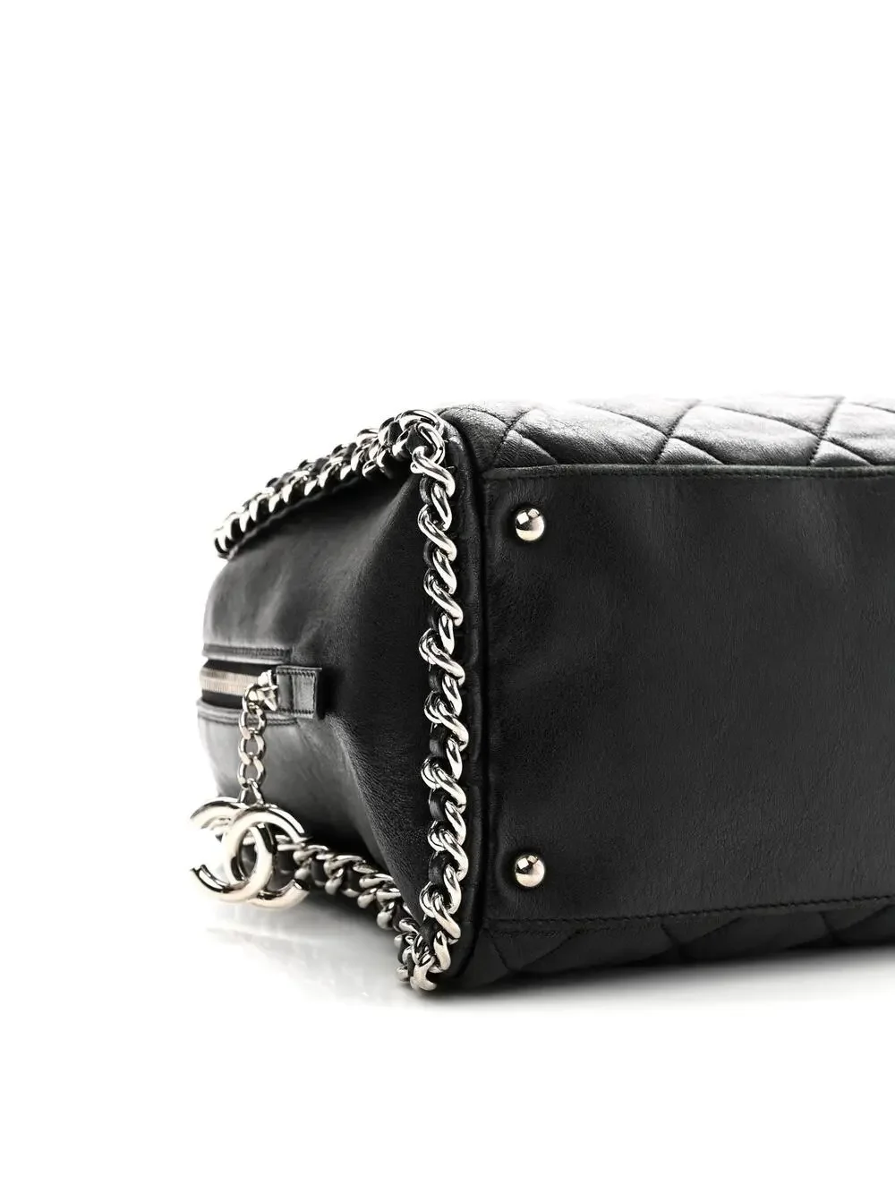 Chanel Calfskin Chain Around Bowler #290190C16B